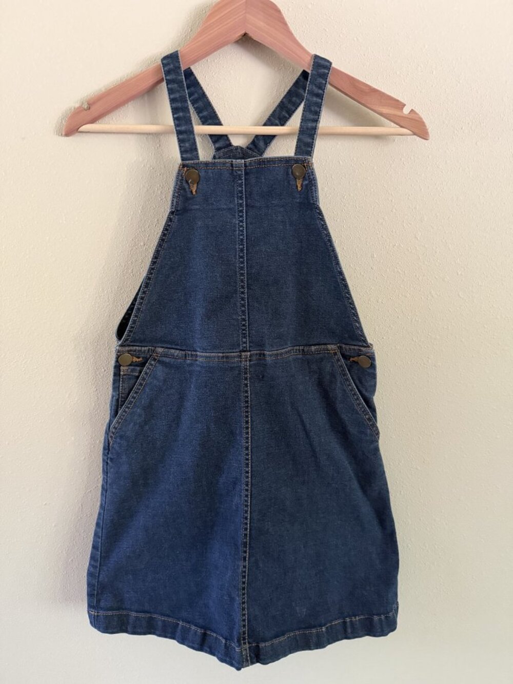 Hanna Andersson Denim Overall Dress Jumper 140 cm US 10